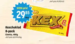 Eurocash Kexchoklad 8-pack erbjuda