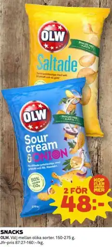 Coop SNACKS erbjuda