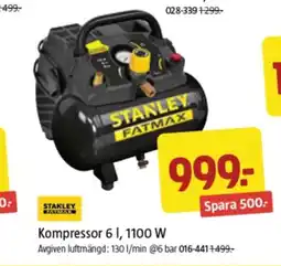 Jula Fatmax kompressor erbjuda