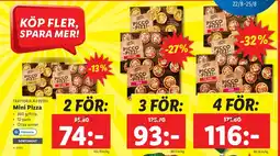 Lidl Mini Pizza erbjuda