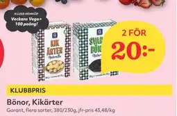 Hemköp Garant kikärter erbjuda