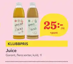 Hemköp Garant juice erbjuda