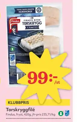 Hemköp Findus torskfilé erbjuda
