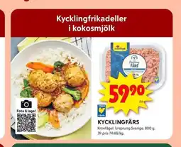 ICA Kvantum Kronfågel kycklingfärs erbjuda