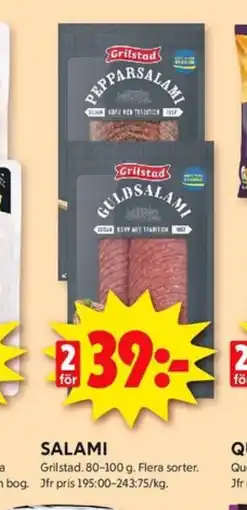 ICA Kvantum Grilstad salami erbjuda
