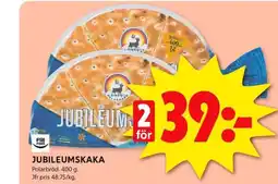 ICA Kvantum Jubileumskaka vetekakor erbjuda