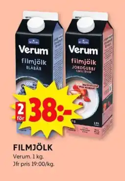 ICA Kvantum Verum filmjölk erbjuda