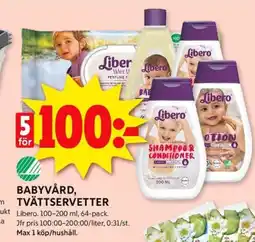 ICA Kvantum Libero tvättservetter erbjuda