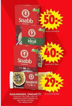 ICA Maxi Kungsörnen makaroner erbjuda