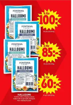 ICA Maxi Fontana halloumi erbjuda