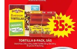 ICA Maxi Old el paso tortillas erbjuda