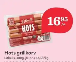 Hemköp Hots grillkorv erbjuda