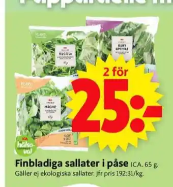 ICA Supermarket Ica sallat erbjuda