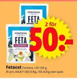 ICA Supermarket Fontana fetaost erbjuda