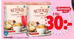 ICA Supermarket Ica vetemjöl erbjuda