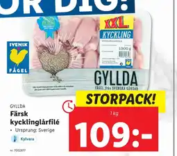 Lidl Gyllda kycklinglårfile erbjuda