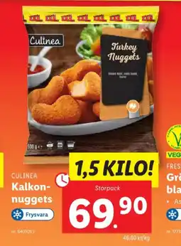Lidl Culinea kalkonnuggets erbjuda