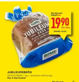 Willys Jubileumsbröd erbjuda
