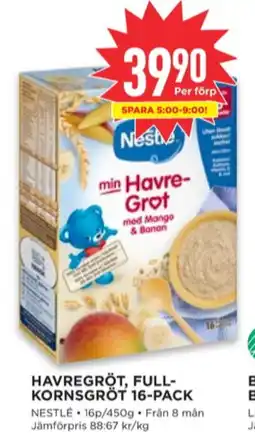 Willys Nestlé gröt erbjuda