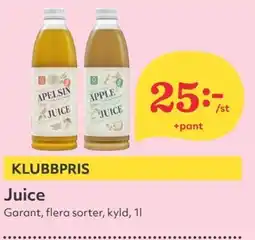 Hemköp Juice erbjuda