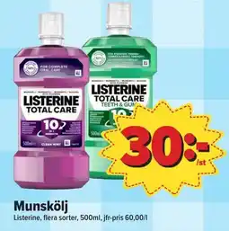 Östenssons Munskölj erbjuda