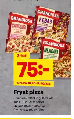 City Gross Fryst pizza erbjuda