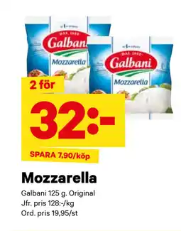 City Gross Mozzarella erbjuda