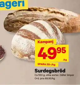 City Gross Surdegsbröd erbjuda