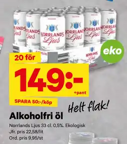 City Gross Alkoholfri öl erbjuda