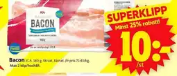 ICA Supermarket Bacon ICA erbjuda