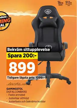 Power GAMINGSTOL erbjuda