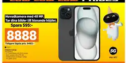 Power IPHONE 15 128 GB erbjuda
