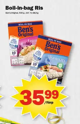 Pekås Boil-in-bag Ris erbjuda