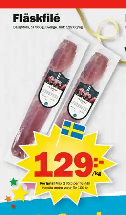 Pekås Fläskfilé erbjuda
