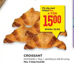 Willys Hemma CROISSANT erbjuda