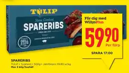 Willys Hemma SPARERIBS erbjuda