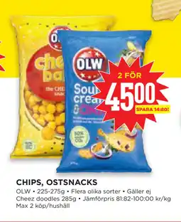 Willys Hemma CHIPS, OSTSNACKS erbjuda