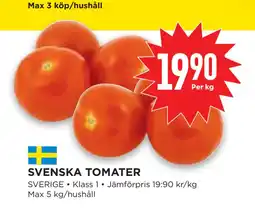 Willys Hemma SVENSKA TOMATER erbjuda