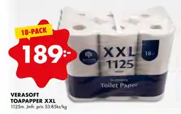 ÖoB VERASOFT TOAPAPPER XXL erbjuda