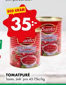 ÖoB TOMATPURÉ erbjuda