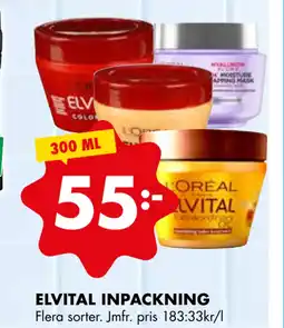 ÖoB ELVITAL INPACKNING erbjuda