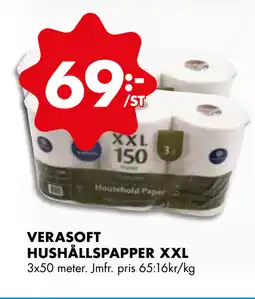 ÖoB VERASOFT HUSHÅLLSPAPPER XXL erbjuda