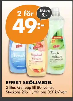 ÖoB EFFEKT SKÖLJMEDEL erbjuda