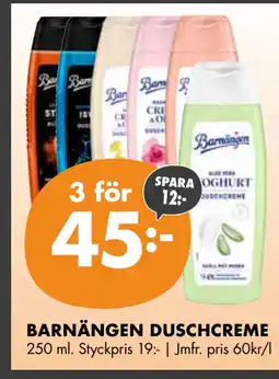 ÖoB BARNÄNGEN DUSCHCREME erbjuda