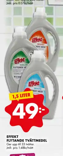 ÖoB EFFEKT FLYTANDE TVÄTTMEDEL erbjuda