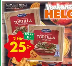 ÖoB SANTA MARIA TORTILLA erbjuda