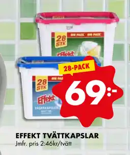 ÖoB EFFEKT TVÄTTKAPSLAR erbjuda