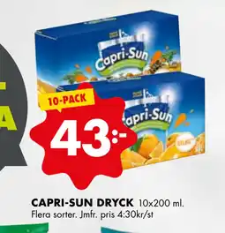 ÖoB CAPRI-SUN DRYCK erbjuda