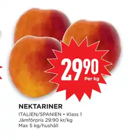 Willys NEKTARINER erbjuda