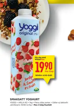 Willys SMAKSATT YOGHURT erbjuda